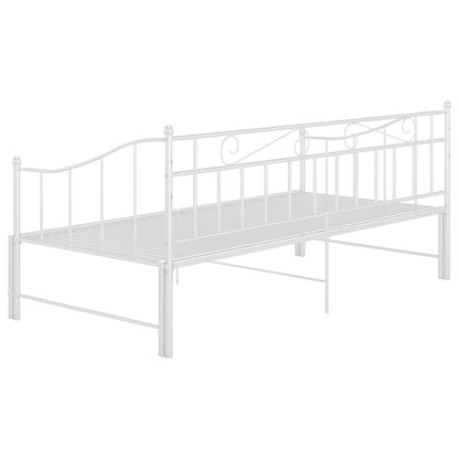 Estrutura sofá-cama de puxar 90x200 cm metal branco