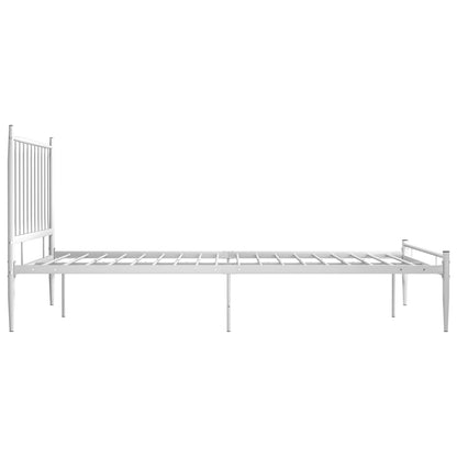 Estrutura de cama metal 120x200 cm branco