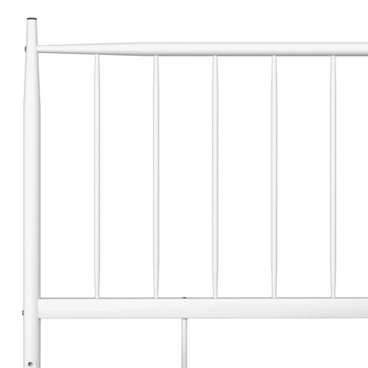 Estrutura de cama metal 120x200 cm branco