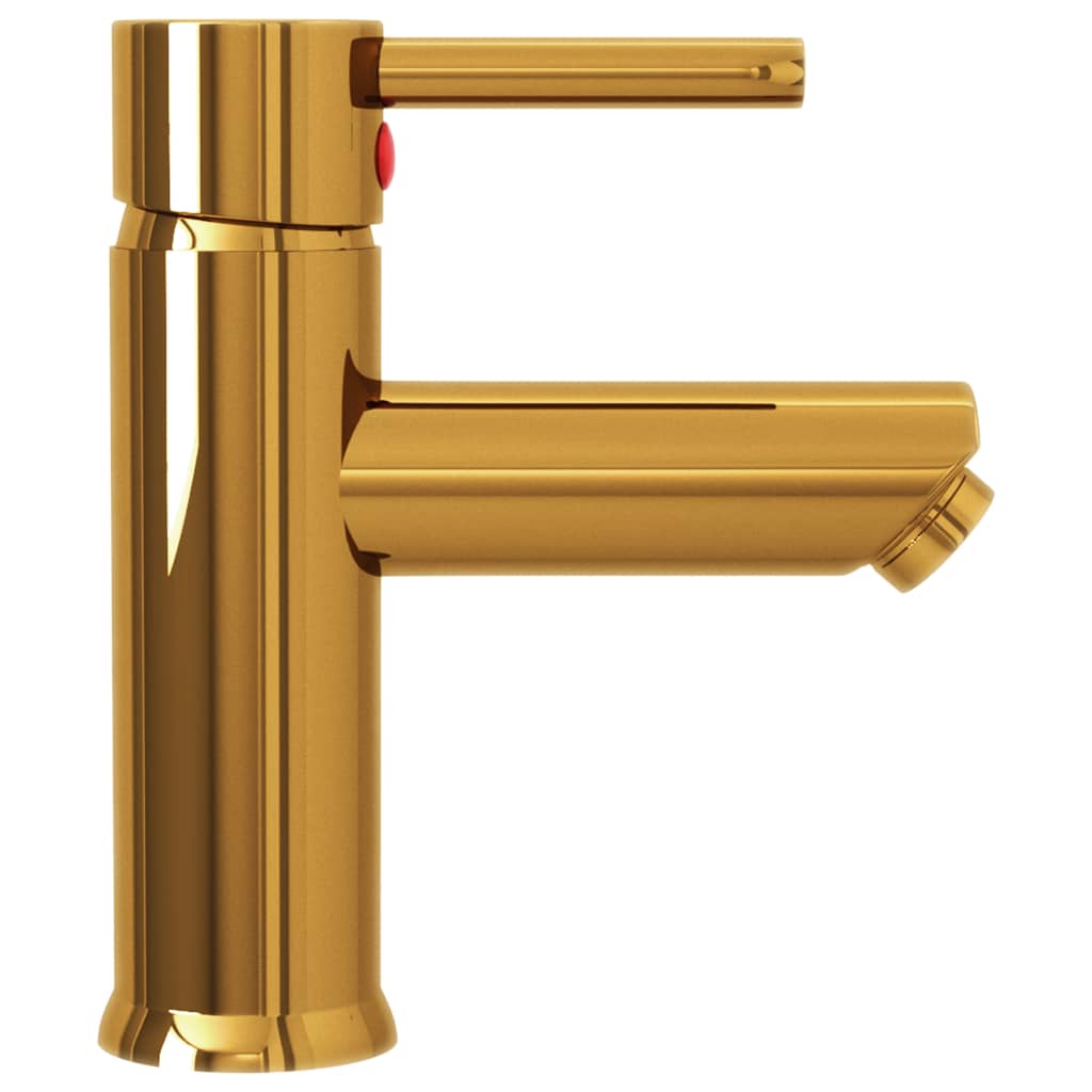 Torneira para lavatório de casa de banho 130x176 mm dourado