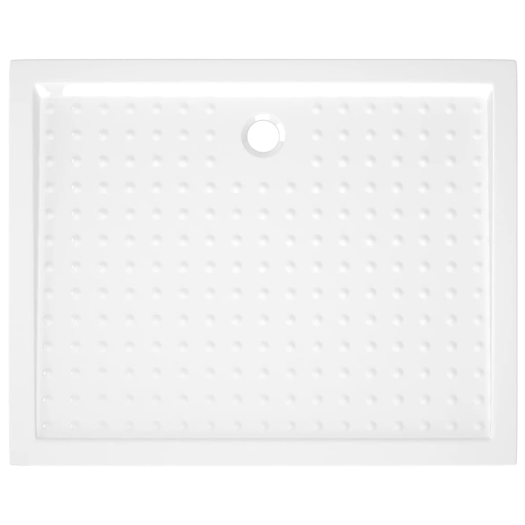 Base de chuveiro com pontos 80x100x4 cm ABS branco