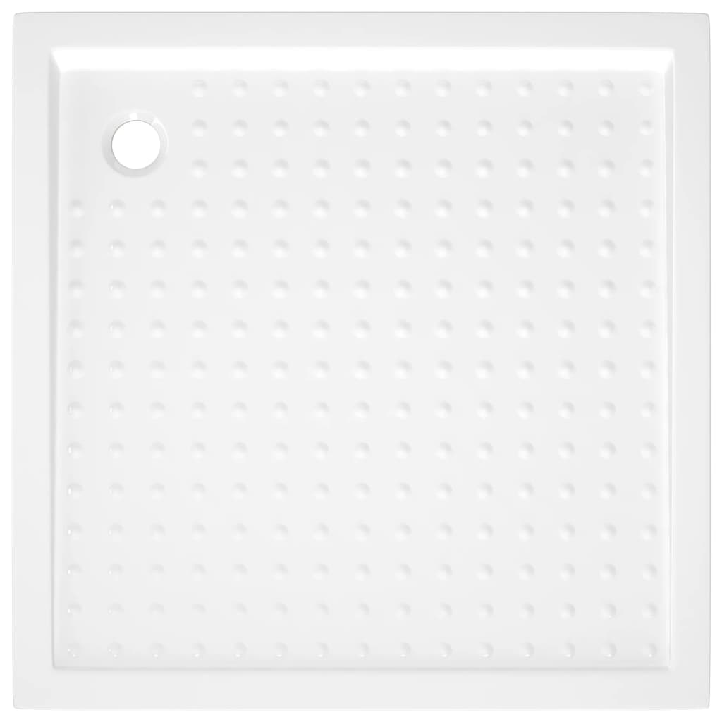 Base de chuveiro com pontos 90x90x4 cm ABS branco