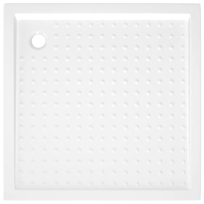 Base de chuveiro com pontos 90x90x4 cm ABS branco