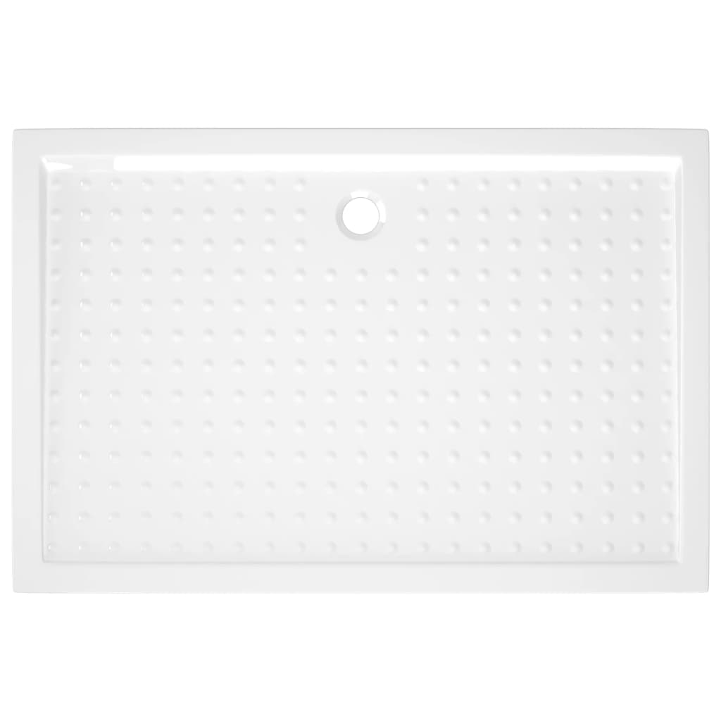 Base de chuveiro com pontos 80x120x4 cm ABS branco