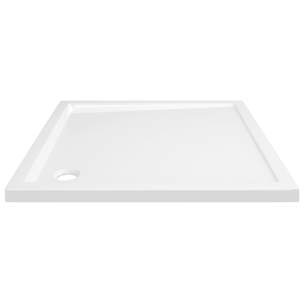 Base de Chuveiro Quadrada Branco - 90x90 cm - ABS - Design Moderno