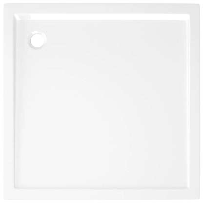 Base de Chuveiro Quadrada Branco - 90x90 cm - ABS - Design Moderno