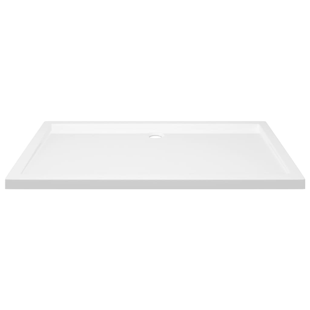 Base de Chuveiro Retangular - 70x120 cm - ABS Branco