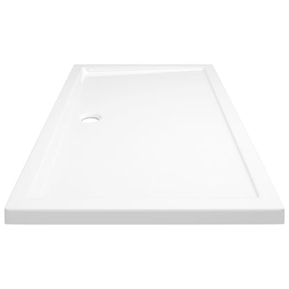 Base de Chuveiro Retangular - 70x120 cm - ABS Branco