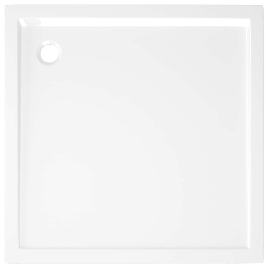 Base de chuveiro quadrada 80x80 cm ABS branco