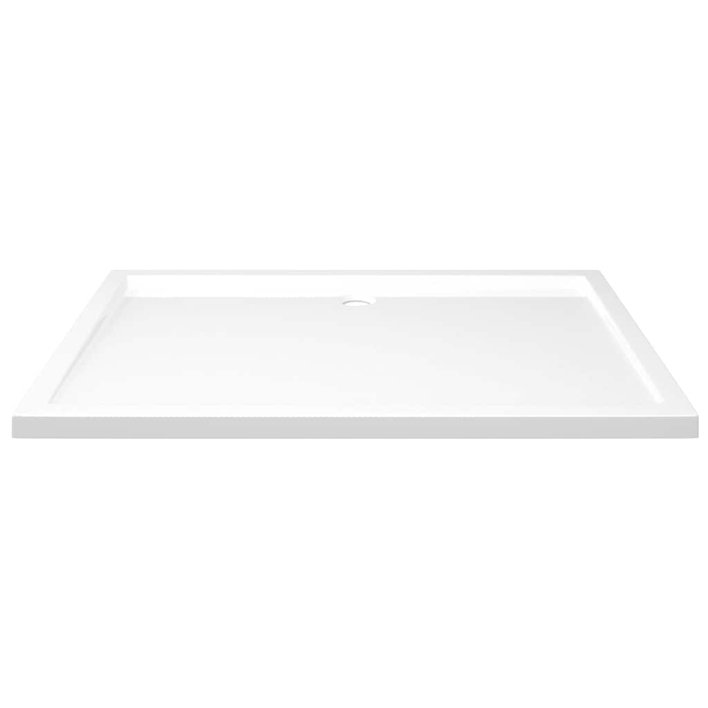 Base de chuveiro retangular 80x120 cm ABS branco