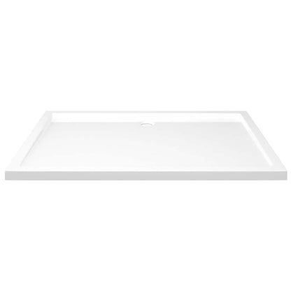 Base de chuveiro retangular 80x120 cm ABS branco