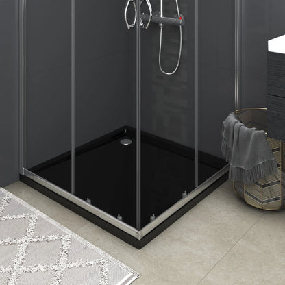 Base de chuveiro quadrada 90x90 cm ABS preto