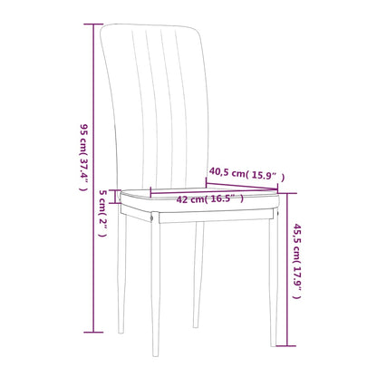 Cadeiras de jantar 2 pcs veludo rosa