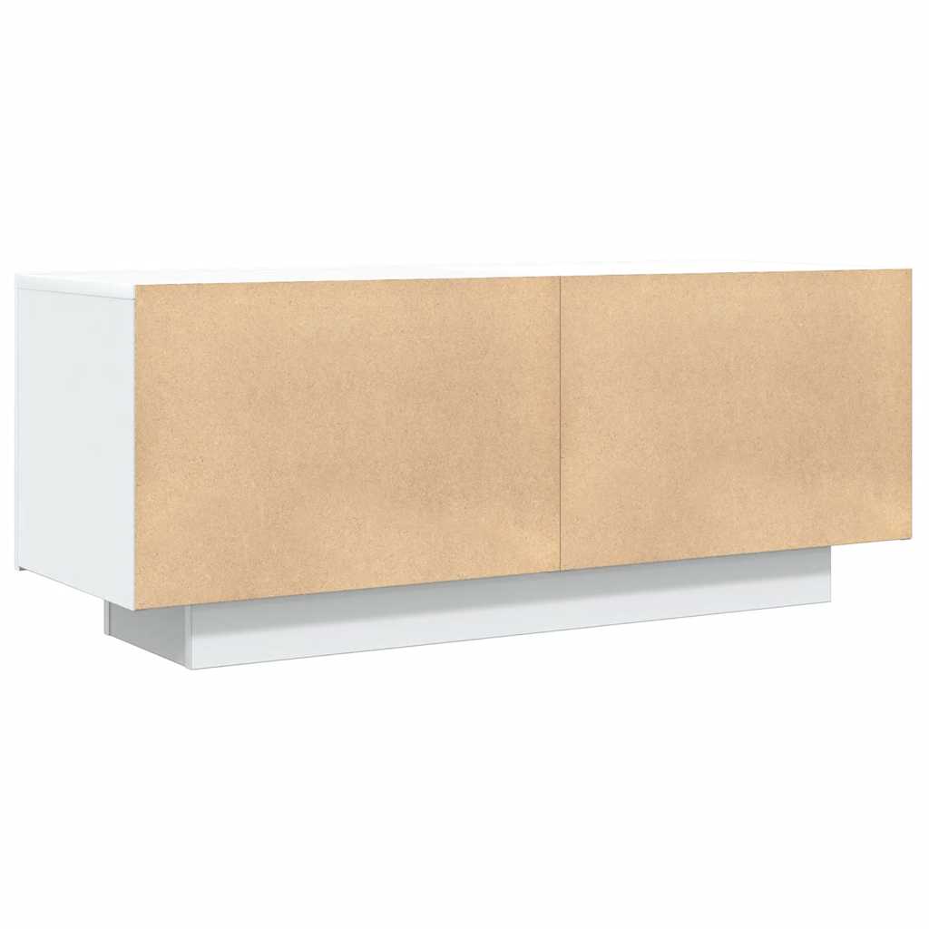 Móvel de TV 100x35x40 cm contraplacado branco