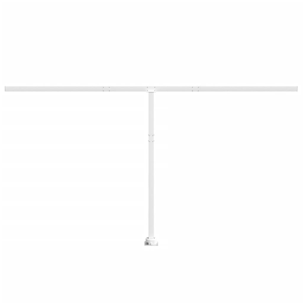 Conjunto de postes para toldo 450x245 cm ferro branco