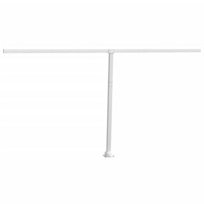 Conjunto de postes para toldo 450x245 cm ferro branco