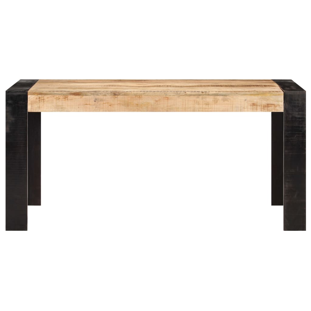 Mesa de jantar 160x80x76 cm madeira mangueira maciça