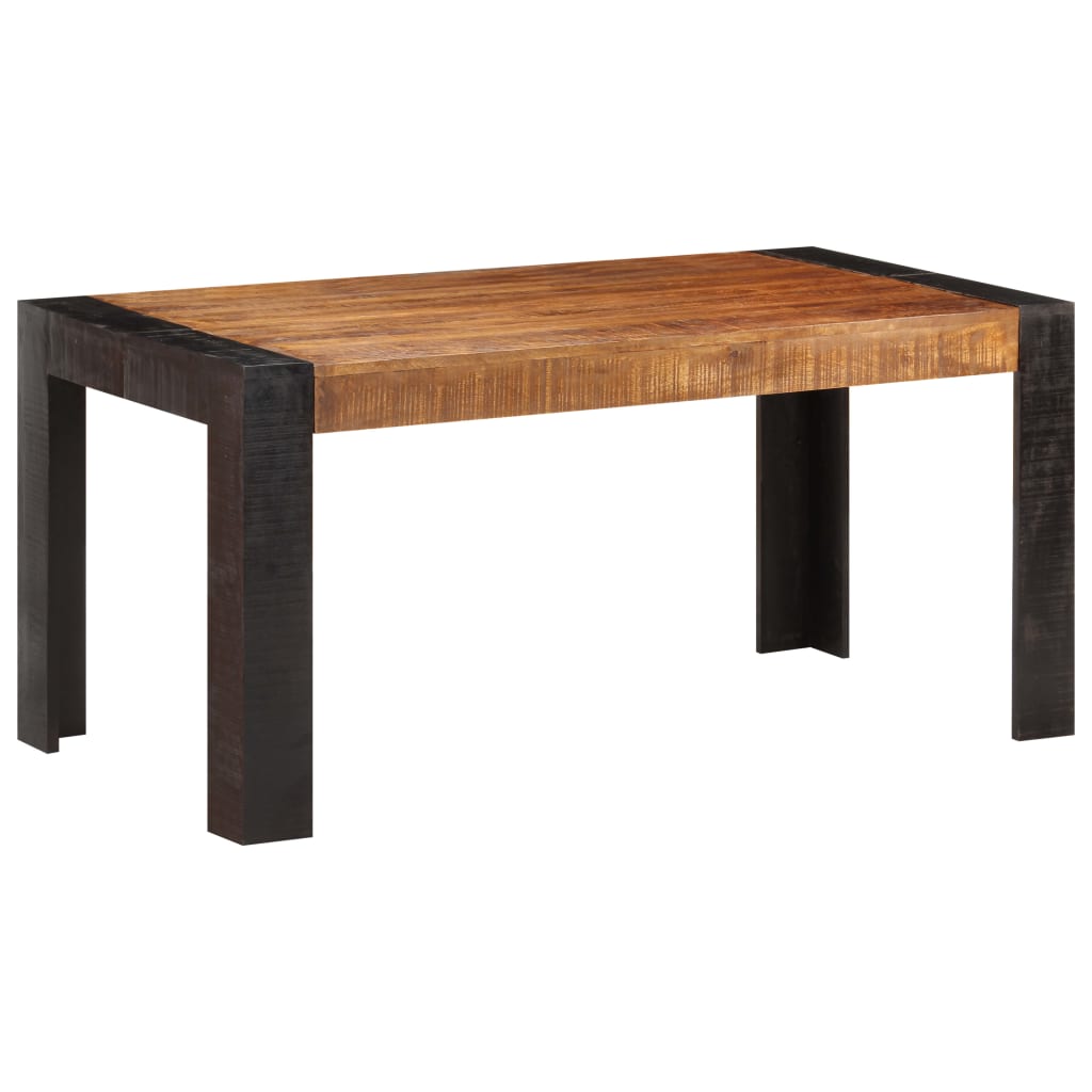 Mesa de jantar 160x80x76 cm madeira mangueira maciça