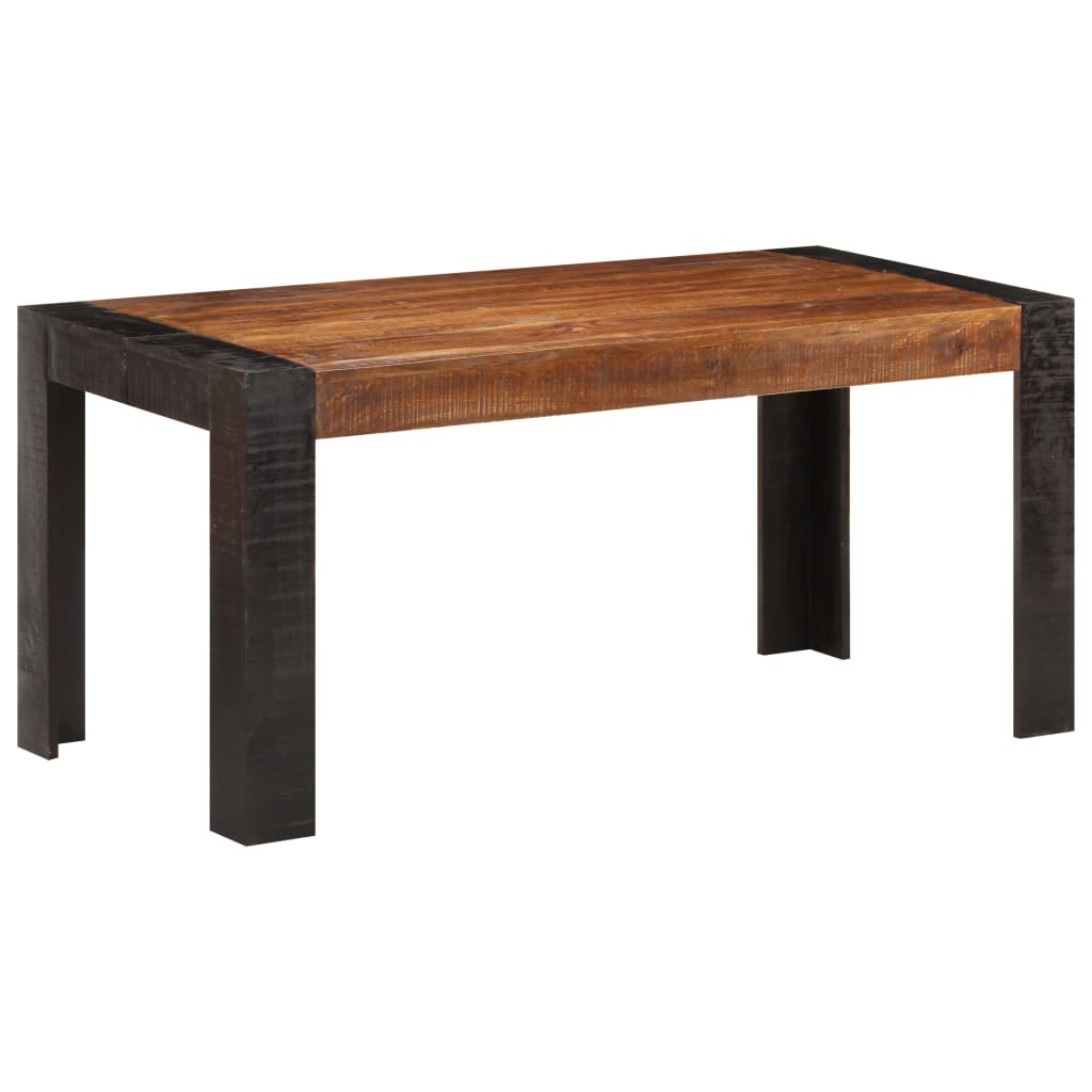 Mesa de jantar 160x80x76 cm madeira mangueira maciça