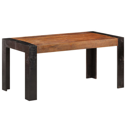 Mesa de jantar 160x80x76 cm madeira mangueira maciça