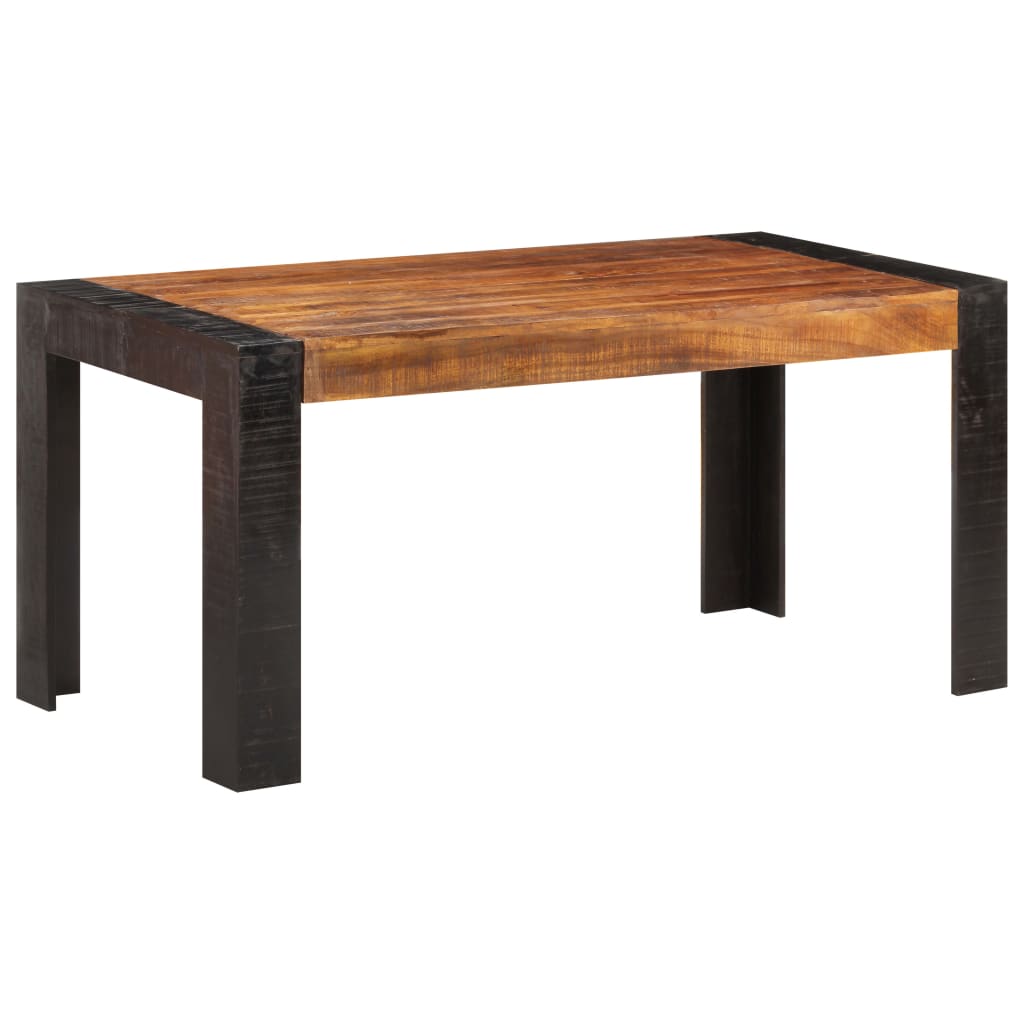 Mesa de jantar 160x80x76 cm madeira mangueira maciça