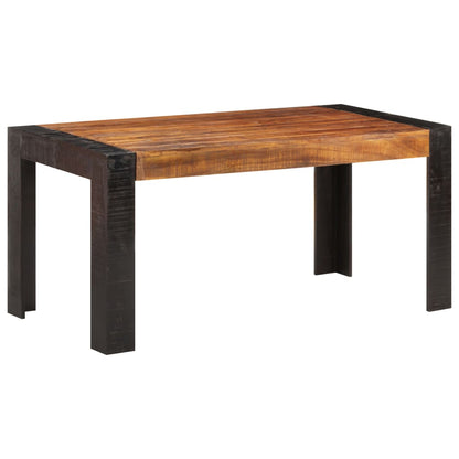 Mesa de jantar 160x80x76 cm madeira mangueira maciça