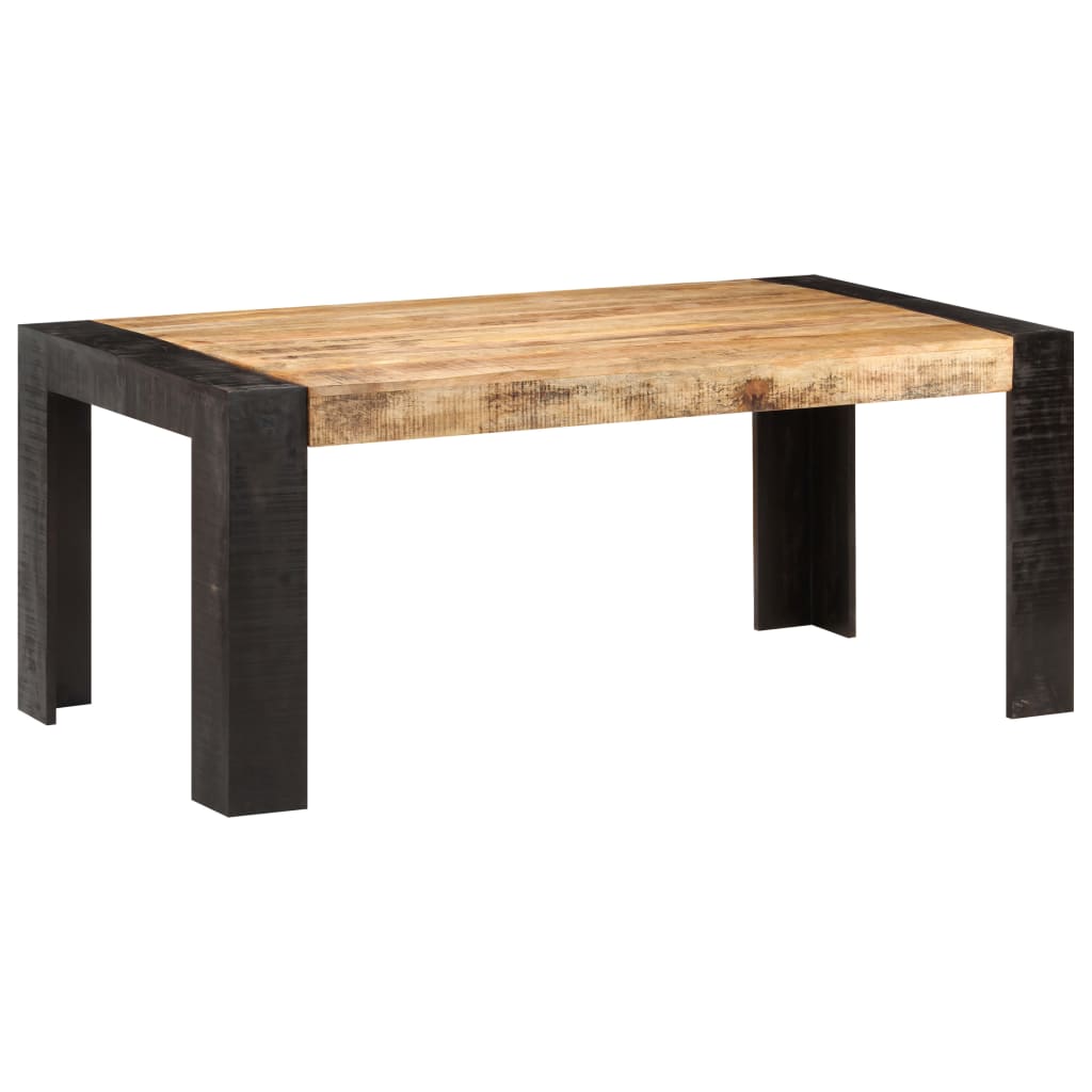 Mesa de jantar 180x90x76 cm madeira de mangueira maciça