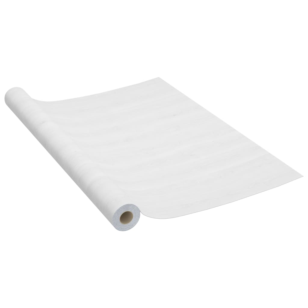 Autocolante para móveis 2 pcs 500x90 cm PVC cor madeira branca