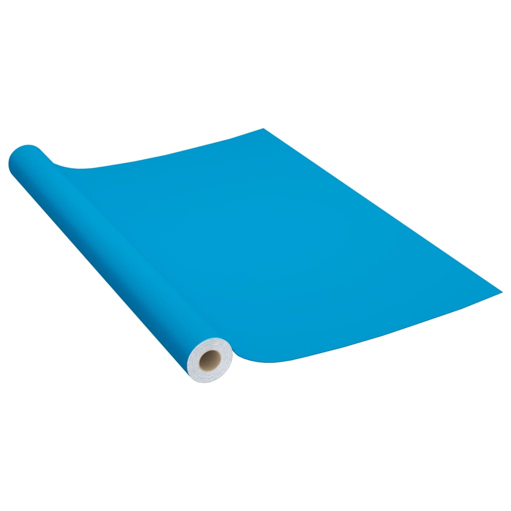 Autocolante para móveis 2 pcs 500x90 cm PVC azul-ciano