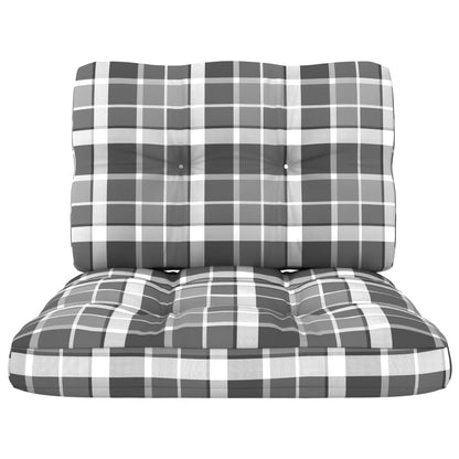 3 pcs conjunto lounge de jardim com almofadões pinho impregnado