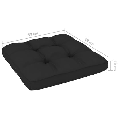 4 pcs conj. lounge paletes c/ almofadões pinho impregnado cinza