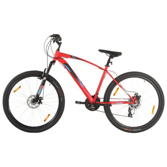 Bicicleta de montanha 21 velocidades roda 29" 48 cm vermelho