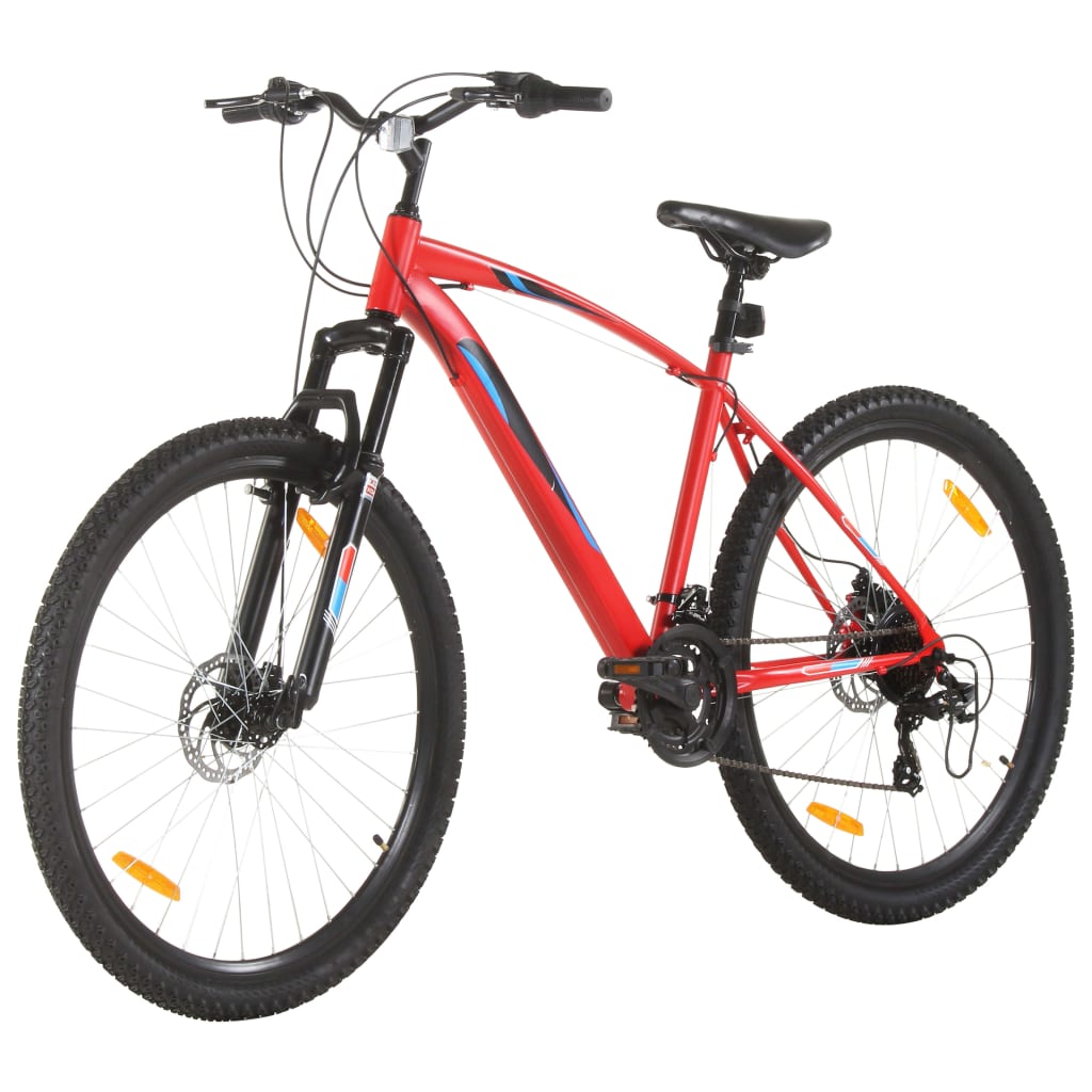 Bicicleta de montanha 21 velocidades roda 29" 48 cm vermelho