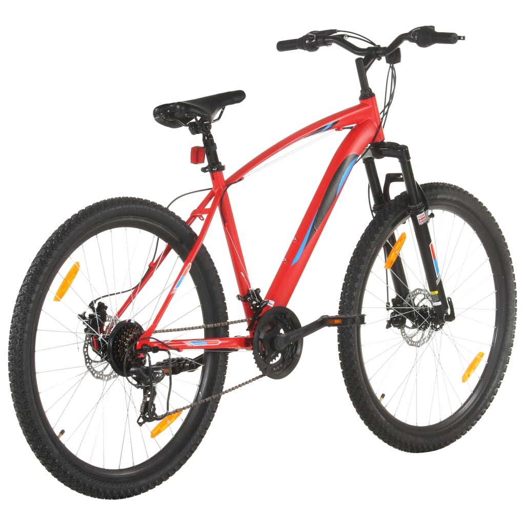 Bicicleta de montanha 21 velocidades roda 29" 48 cm vermelho