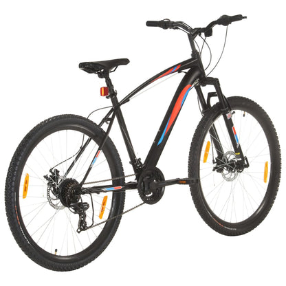 Bicicleta de montanha 21 velocidades roda 29" 48 cm preto