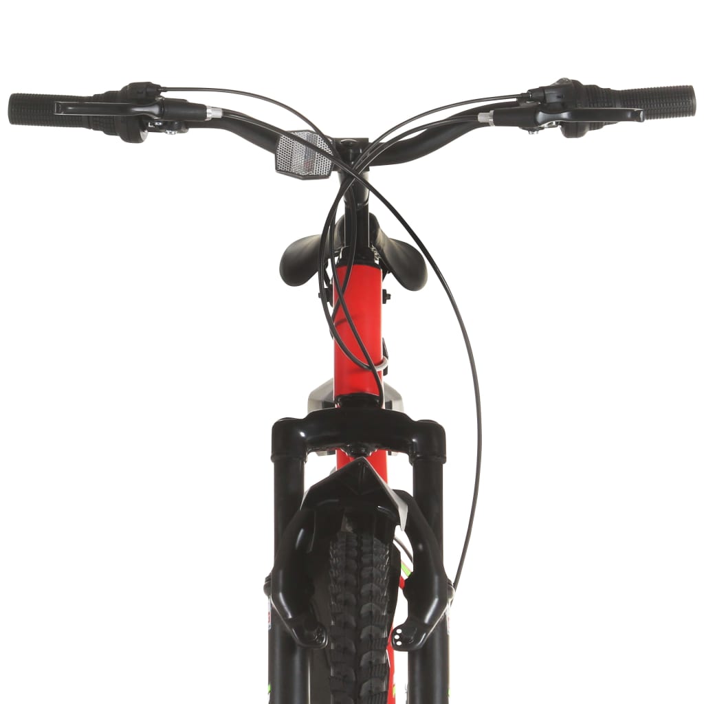 Bicicleta de montanha 21 velocidades roda 36 cm vermelho