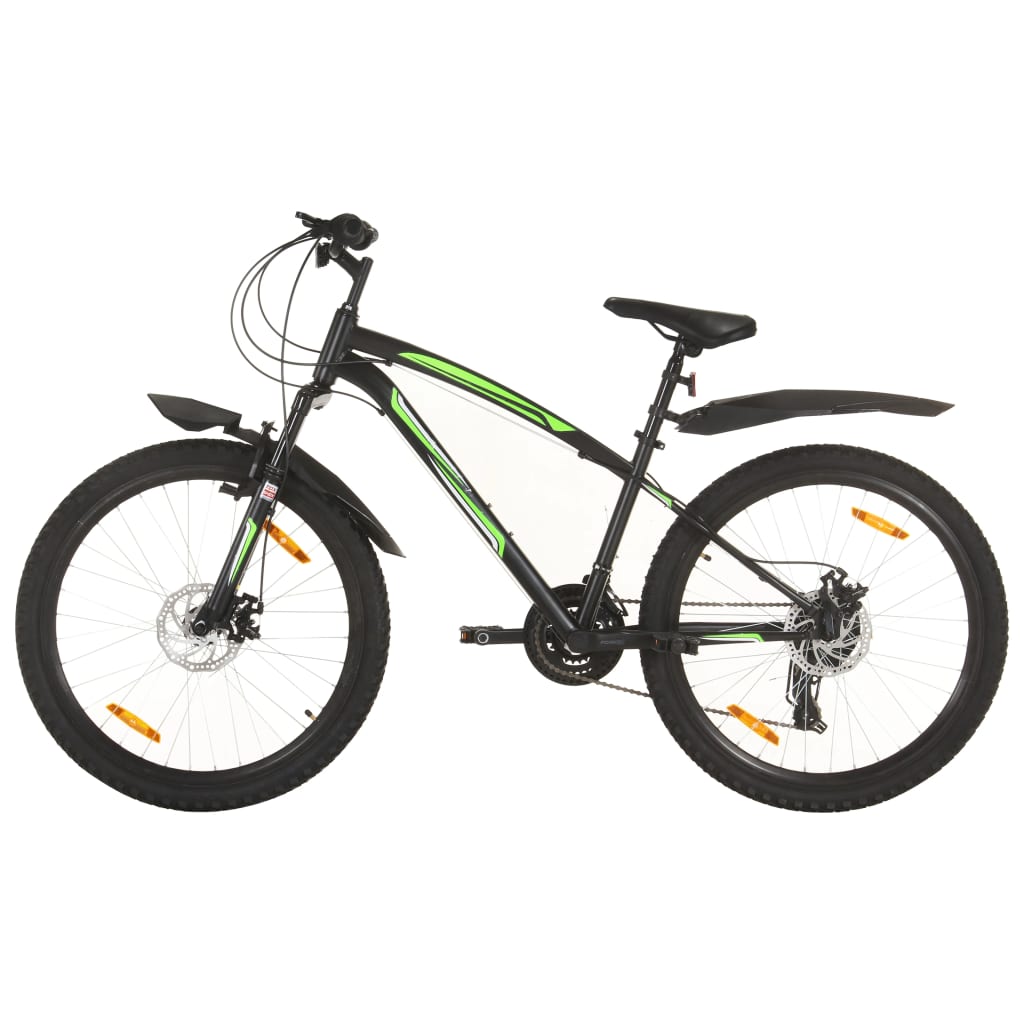 Bicicleta de montanha 21 velocidades roda 26" 36 cm preto