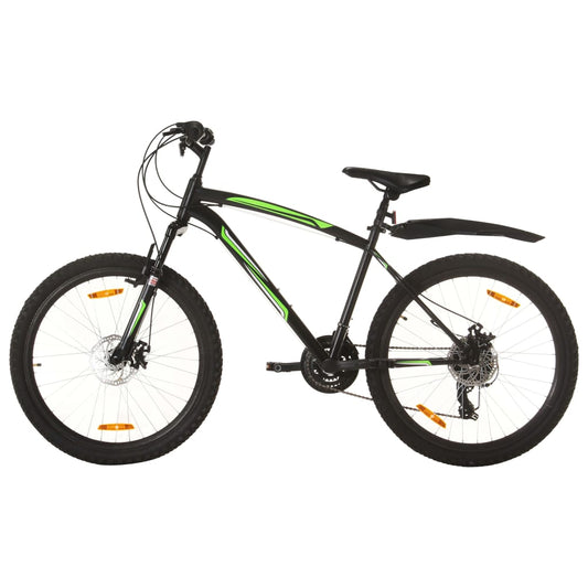 Bicicleta de montanha 21 velocidades roda 26" 46 cm preto