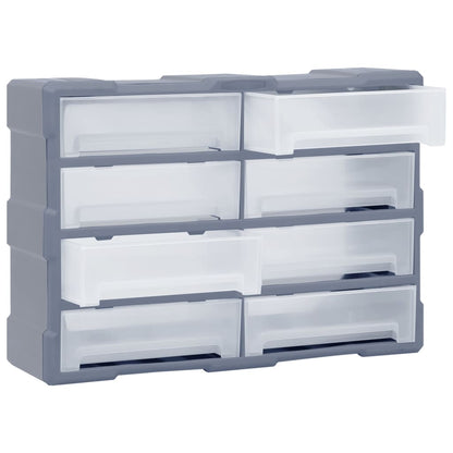 Caixa organizadora com 8 gavetas grandes 52x16x37 cm