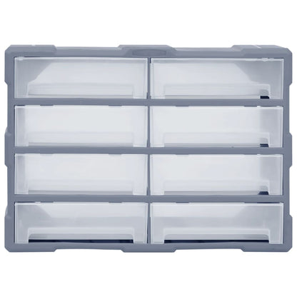 Caixa organizadora com 8 gavetas grandes 52x16x37 cm