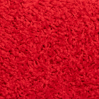 Tapetes de escadas 10 pcs 56x17x3 cm vermelho