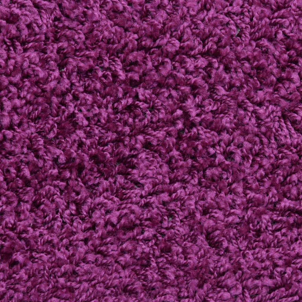 Tapetes de escadas 10 pcs 65x21x4 cm violeta