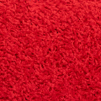 Tapetes de escadas 10 pcs 65x21x4 cm vermelho