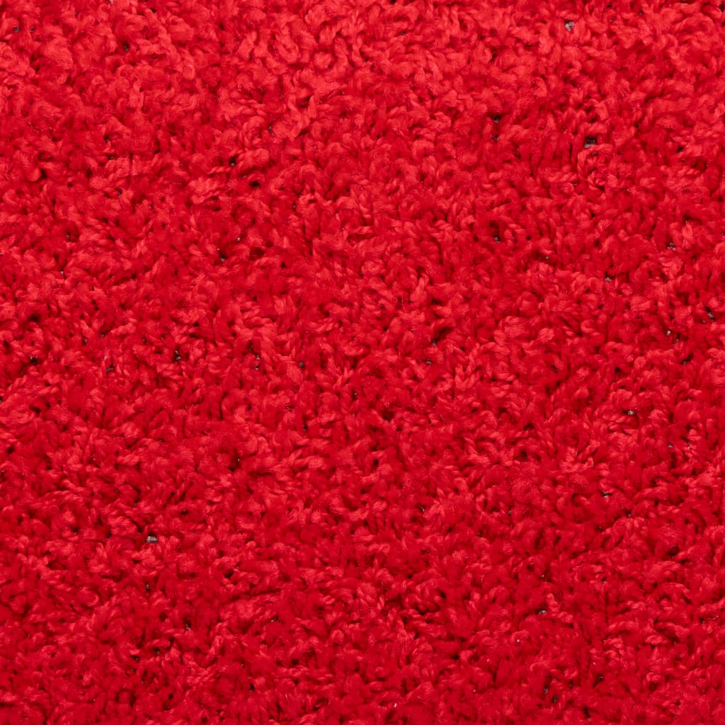 Tapetes de escadas 10 pcs 65x21x4 cm vermelho