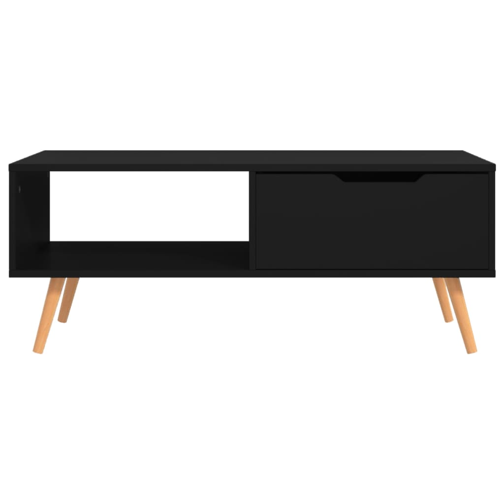 Mesa de centro 100x49,5x43 cm aglomerado preto