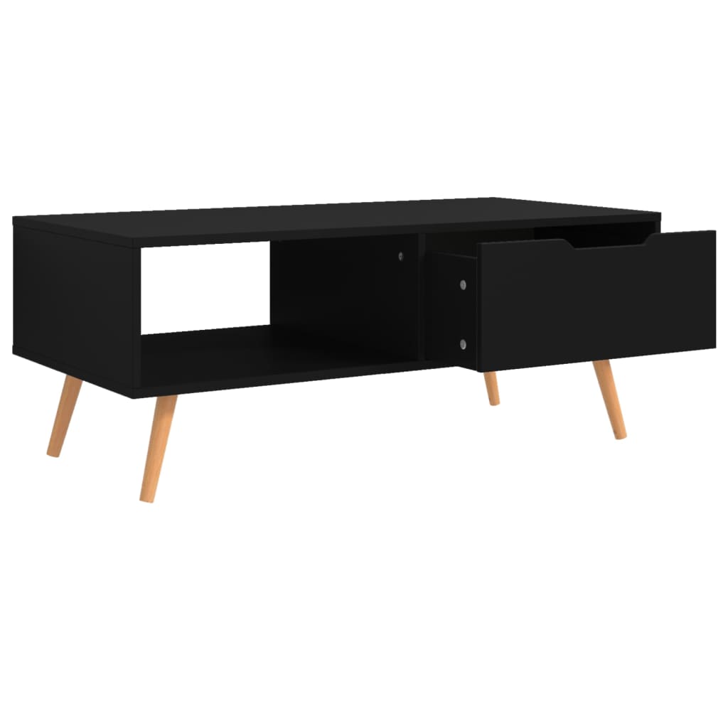 Mesa de centro 100x49,5x43 cm aglomerado preto