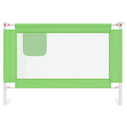 Barra de segurança p/ cama infantil tecido 100x25 cm verde