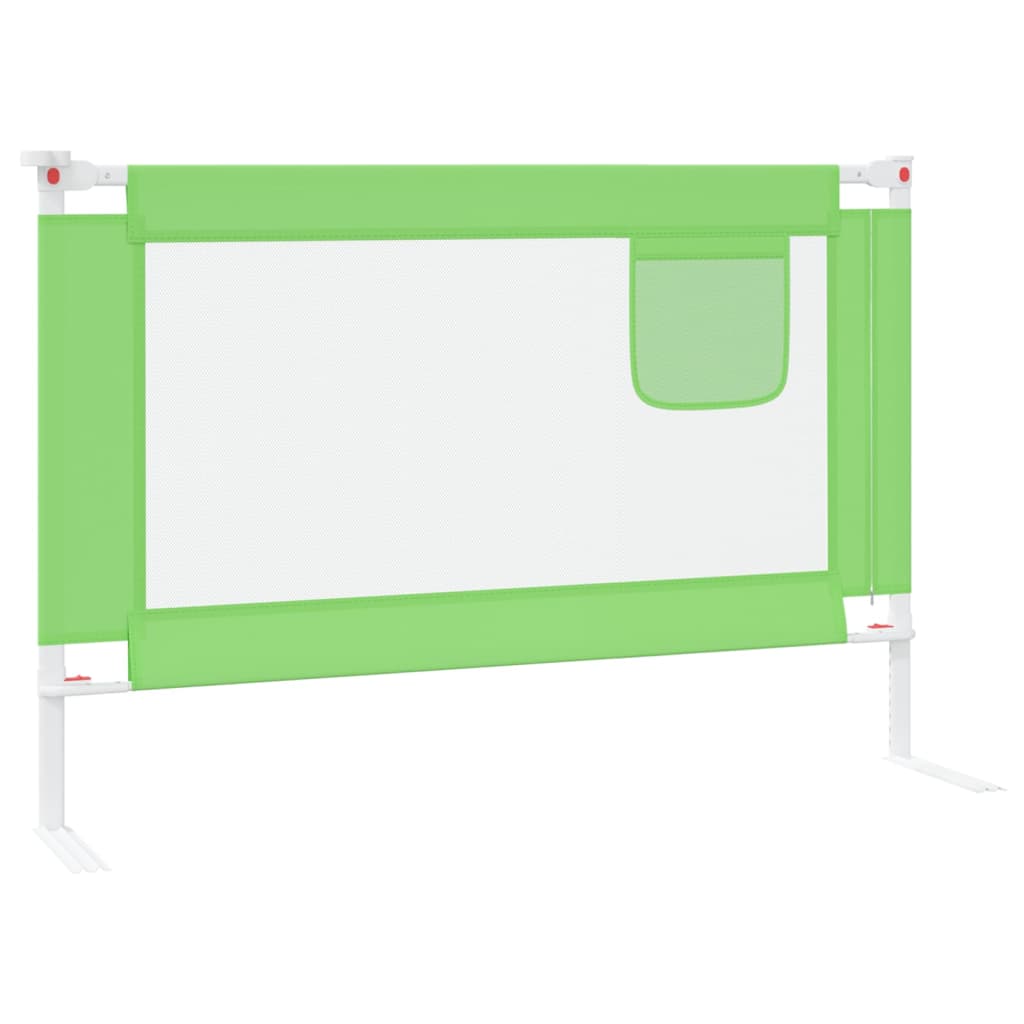 Barra de segurança p/ cama infantil tecido 100x25 cm verde