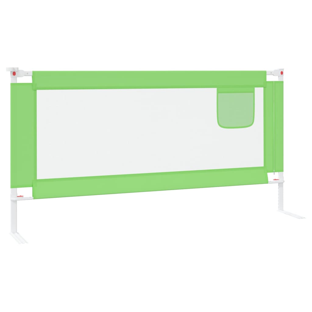 Barra de segurança p/ cama infantil tecido 180x25 cm verde