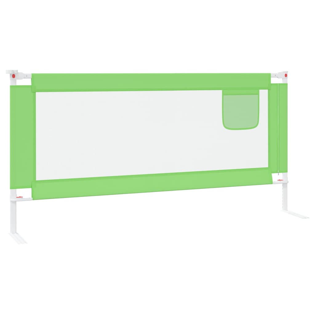 Barra de segurança p/ cama infantil tecido 190x25 cm verde